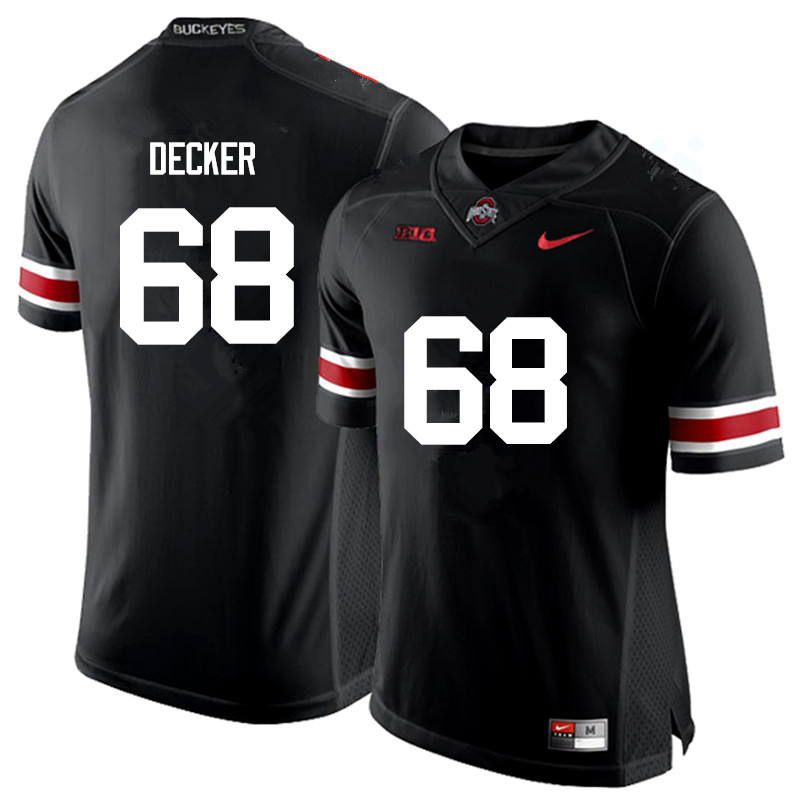 Ohio State Buckeyes #68 Taylor Decker College Football Jerseys Game-Black